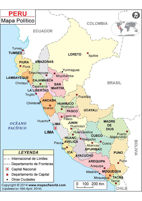 Mapas Didácticos De Perú